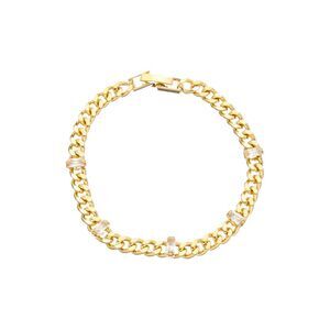 Cloverpost Lighton 14K Plated Cz Bracelet